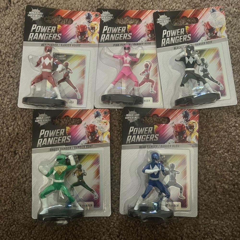 Power Rangers Action Figure Set